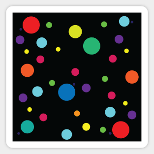 Colorful circles Sticker
